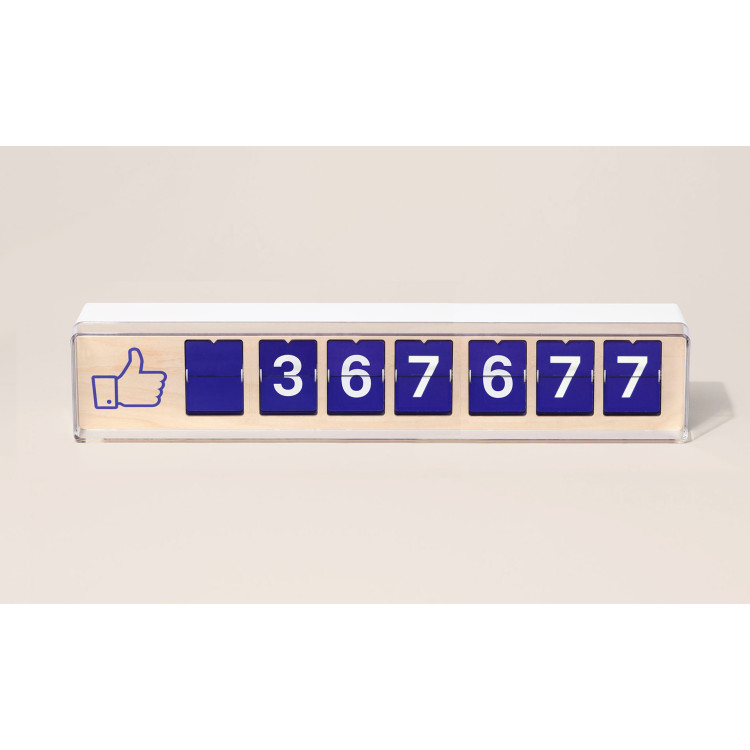 Real Time Facebook Like Counter - 7 Ziffern