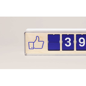 Real Time Facebook Like Counter - 7 Ziffern